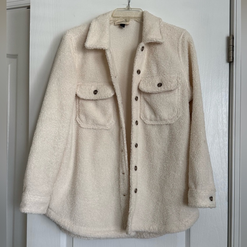 Universal Thread Sherpa Cream Shacket